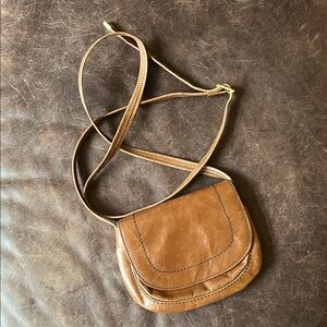 HOBO Tan Leather Crossbody Bag